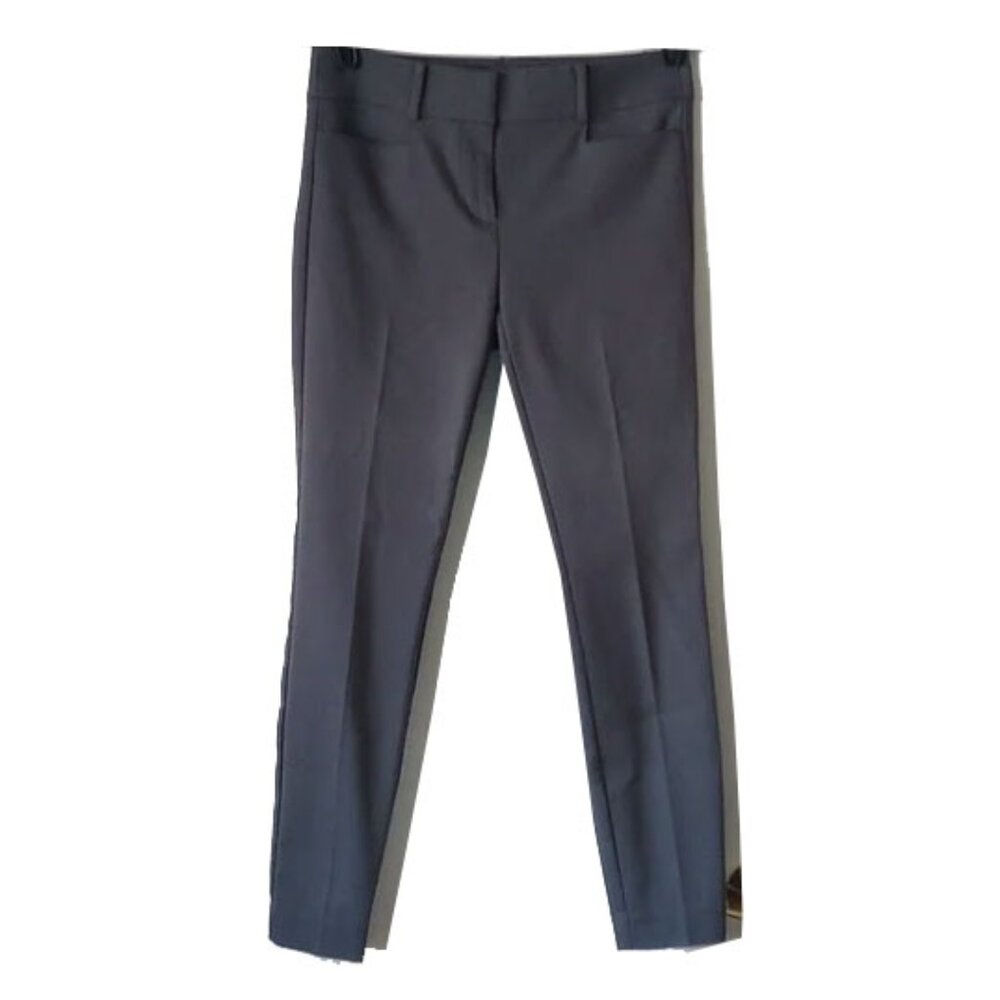 LOFT Mid-Rise Skinny Ankle Pants 2 Dark Grey Office Business Casual 50off3